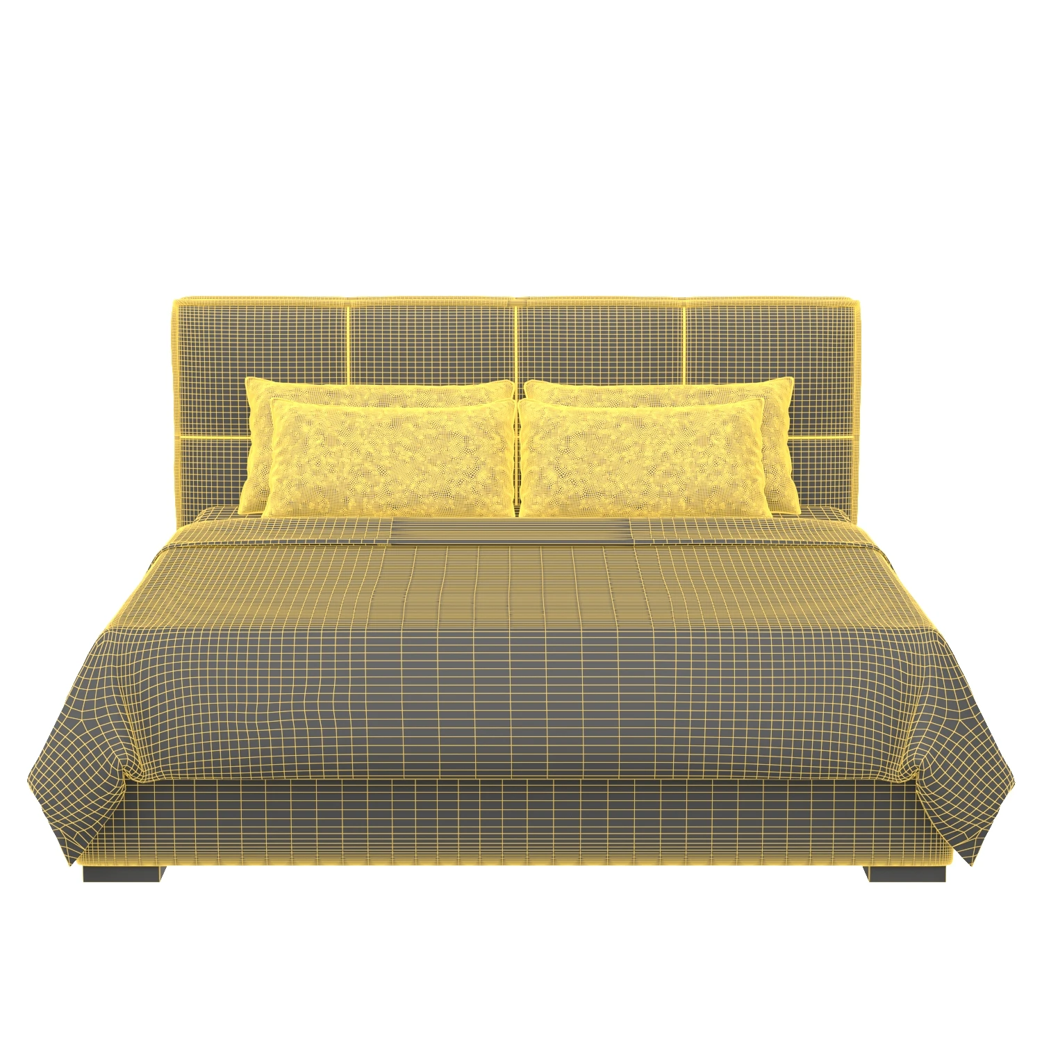 Universal Furniture Bed Collection 01 3D Model_08